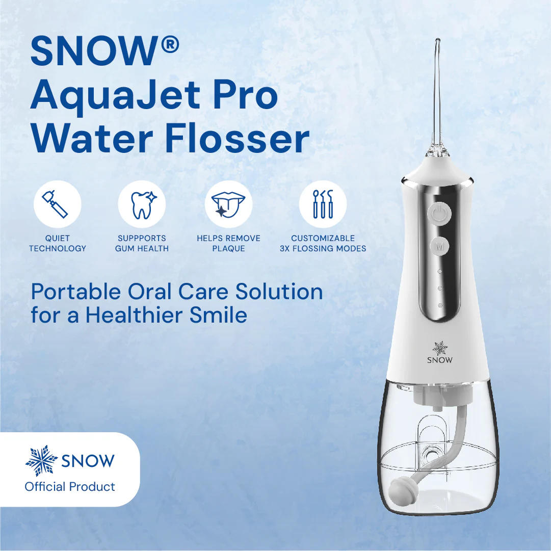 SNOW® AquaJet Pro Water Flosser | Cordless and Mouthwash Compatible - Image 3