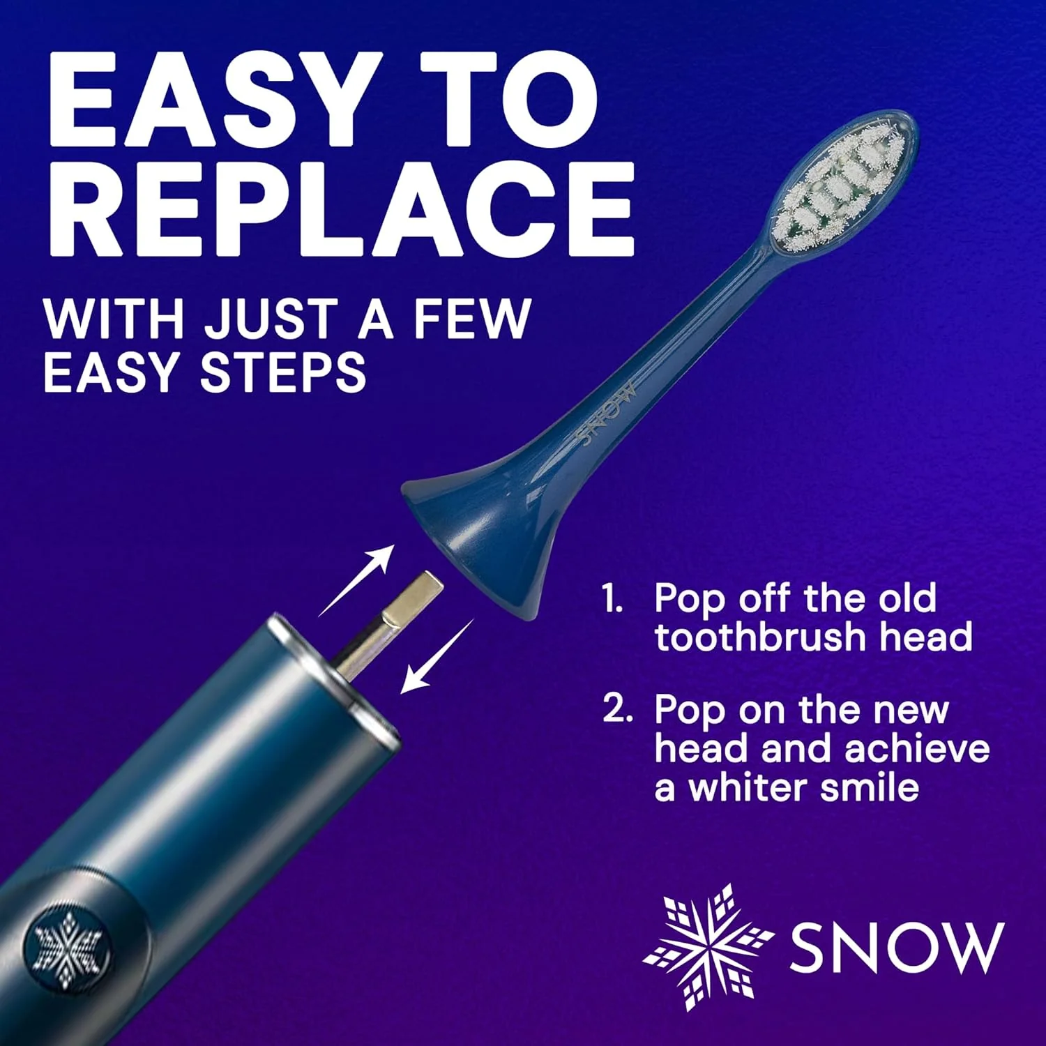 SNOW® LED Whitening Electric Toothbrush - Sonic Technology (Gen 2) - Image 3