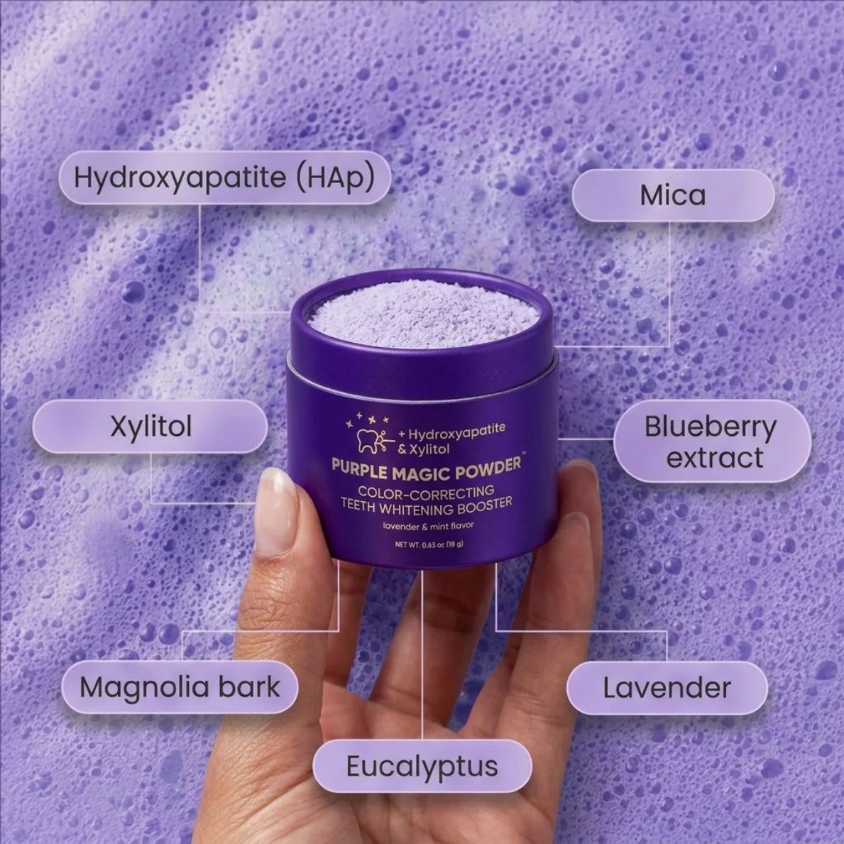 Purple Teeth Whitening Powder - Image 3